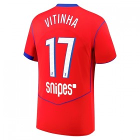 Günstige Fußballtrikots Paris Saint-Germain Vitinha 17 3rd trikot 2025-26 Kurzarm